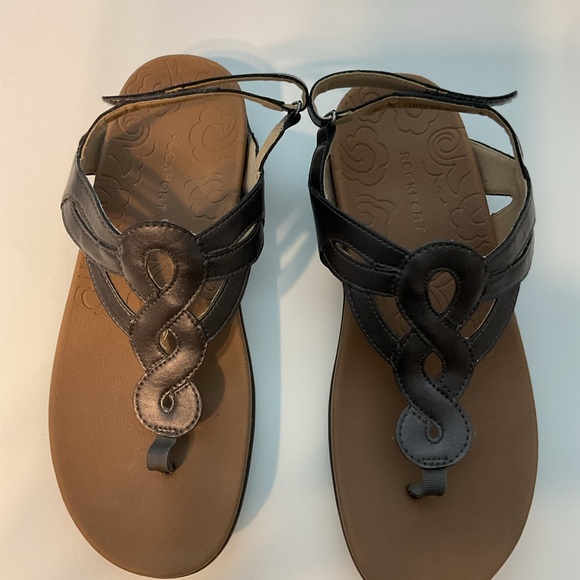 Rockport Women’s Leather Comfort Sandals – Size 8.5 - Picture 2 of 9